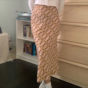 Forever 21 Patterned Long Skirt